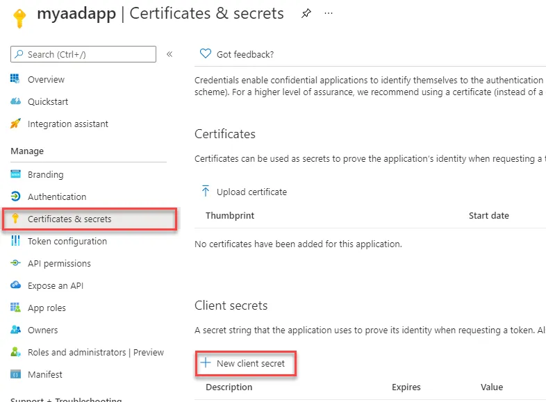 Step 3: Client Secret