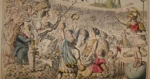 Flamininus proclaims the freedom of the Greeks