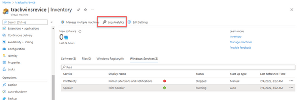 Log Analytics