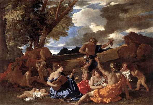 The Bacchanalia by Nicolas Poussin